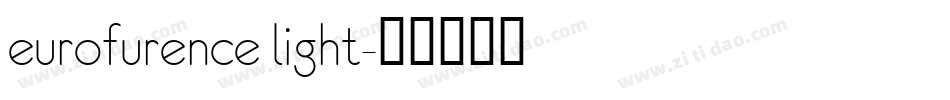 eurofurence light字体转换